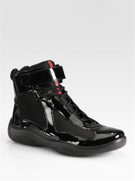 prada basket ball|prada high top sneakers.